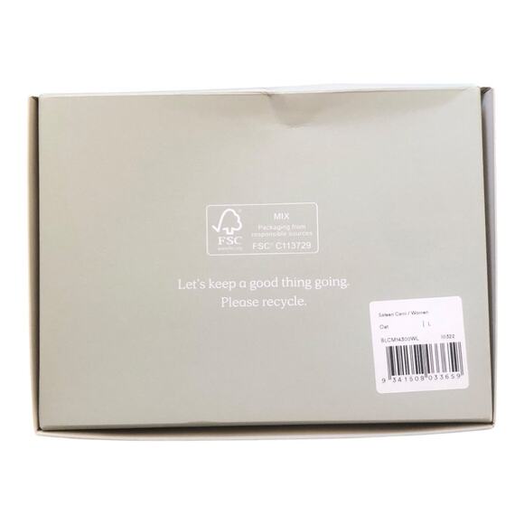 Ettitude NIB Silky Soft CleanBamboo™ Sateen Cami Oat Peachy Cream Large - Picture 9 of 16